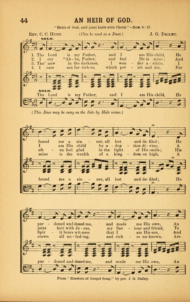 White Wings: for the use of churches, Sunday schools, Y.P.S.C.E., and all kinds of religious services page 43