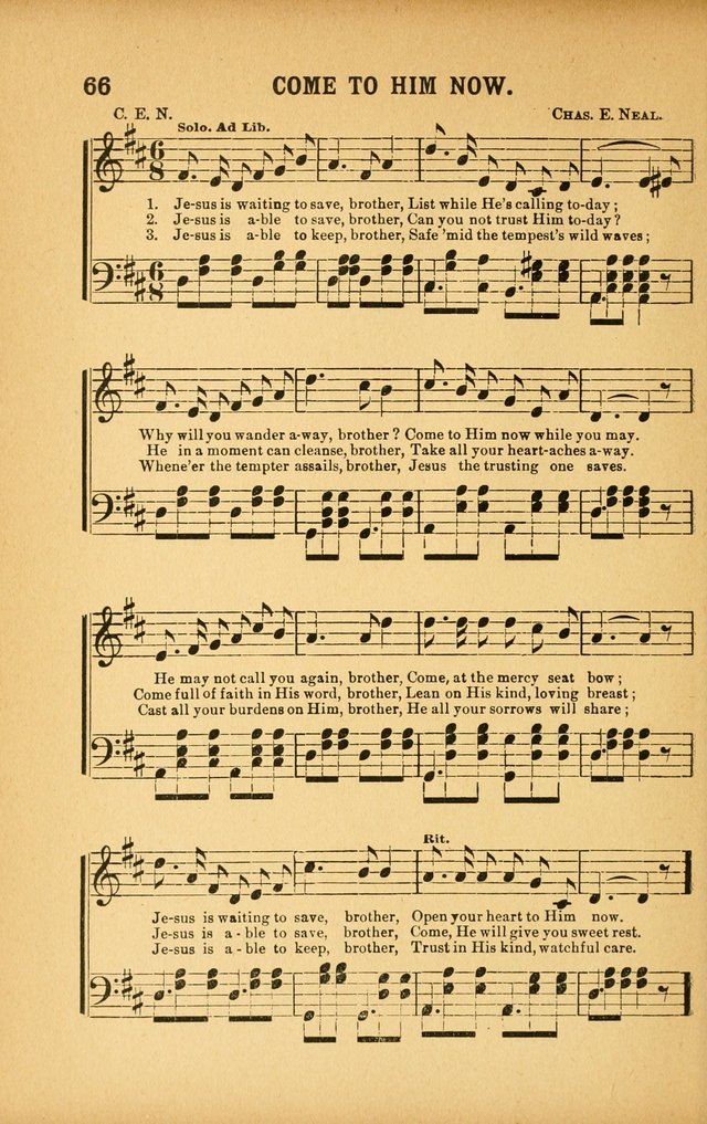 White Wings: for the use of churches, Sunday schools, Y.P.S.C.E., and all kinds of religious services page 65