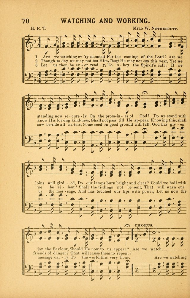 White Wings: for the use of churches, Sunday schools, Y.P.S.C.E., and all kinds of religious services page 69