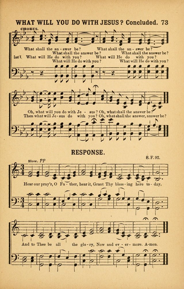 White Wings: for the use of churches, Sunday schools, Y.P.S.C.E., and all kinds of religious services page 72