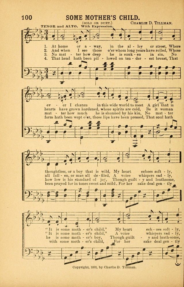 White Wings: for the use of churches, Sunday schools, Y.P.S.C.E., and all kinds of religious services page 99