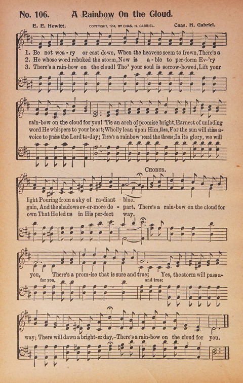 World Wide Revival Songs: for the Church, Sunday School and Evangelistic Meetings page 106