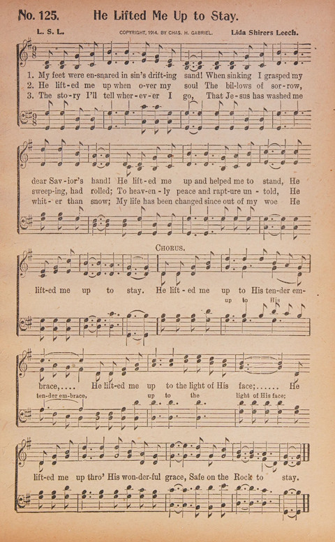 World Wide Revival Songs: for the Church, Sunday School and Evangelistic Meetings page 125