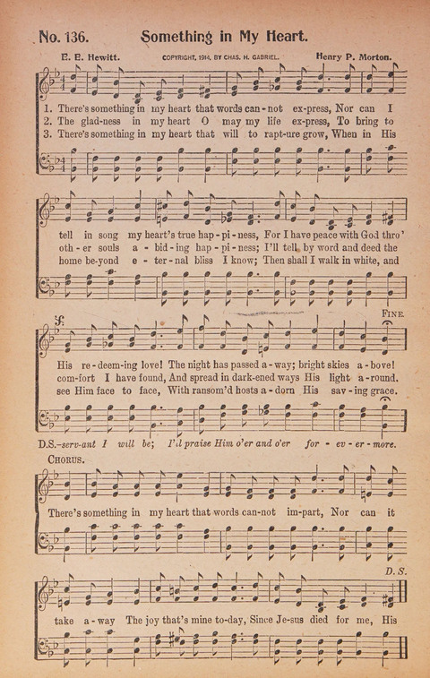 World Wide Revival Songs: for the Church, Sunday School and Evangelistic Meetings page 136