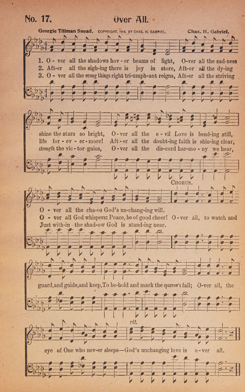 World Wide Revival Songs: for the Church, Sunday School and Evangelistic Meetings page 17