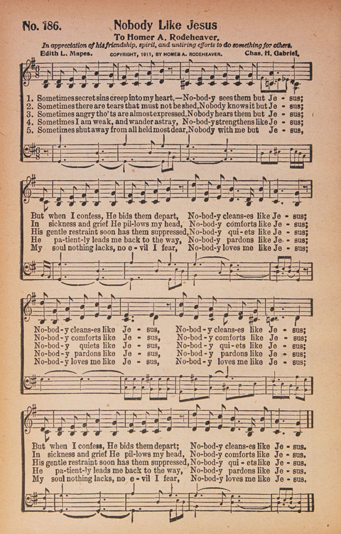 World Wide Revival Songs: for the Church, Sunday School and Evangelistic Meetings page 180