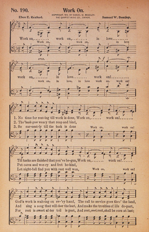 World Wide Revival Songs: for the Church, Sunday School and Evangelistic Meetings page 186