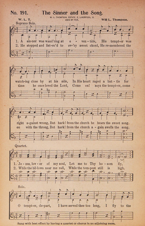 World Wide Revival Songs: for the Church, Sunday School and Evangelistic Meetings page 188