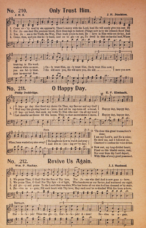 World Wide Revival Songs: for the Church, Sunday School and Evangelistic Meetings page 210