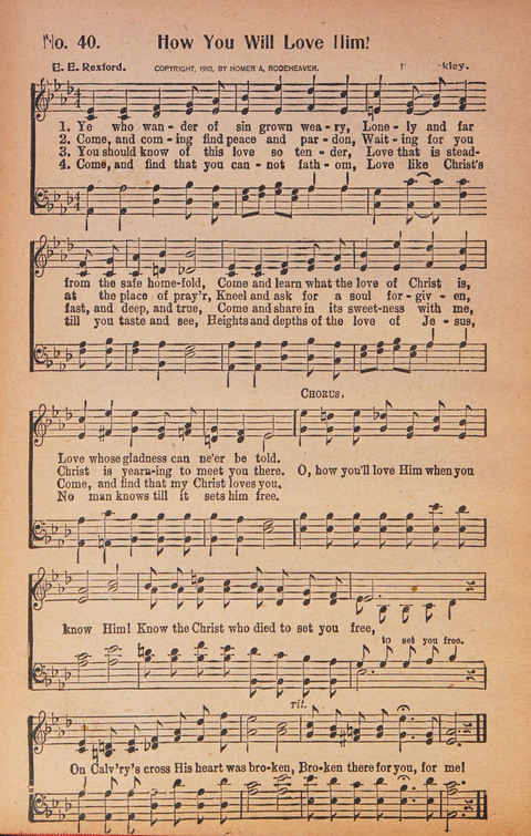 World Wide Revival Songs: for the Church, Sunday School and Evangelistic Meetings page 40