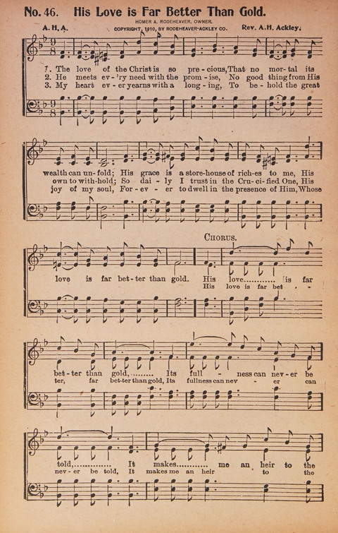 World Wide Revival Songs: for the Church, Sunday School and Evangelistic Meetings page 46