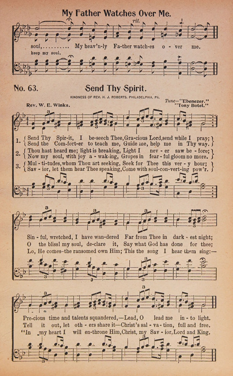 World Wide Revival Songs: for the Church, Sunday School and Evangelistic Meetings page 63