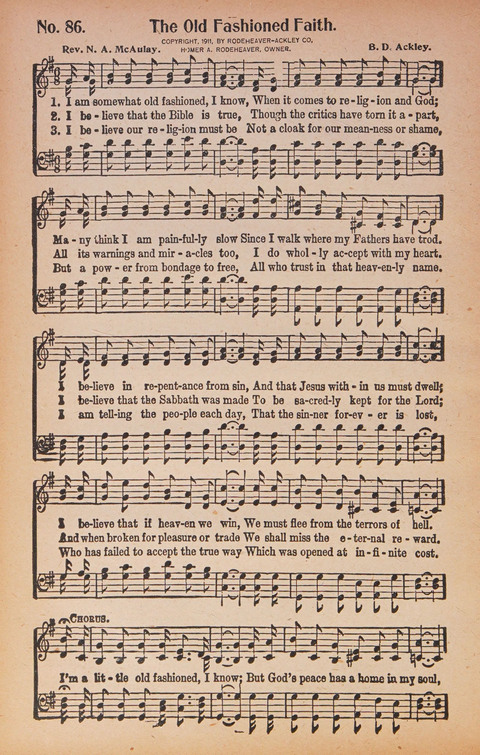 World Wide Revival Songs: for the Church, Sunday School and Evangelistic Meetings page 86