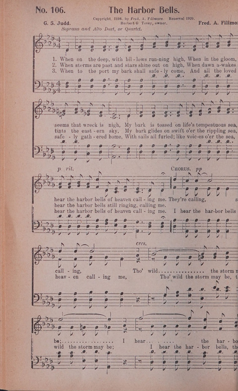 World Wide Revival Songs No. 2: for the Church, Sunday school and Evangelistic Campains page 106