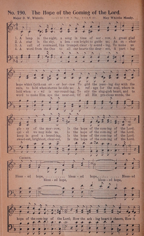 World Wide Revival Songs No. 2: for the Church, Sunday school and Evangelistic Campains page 186