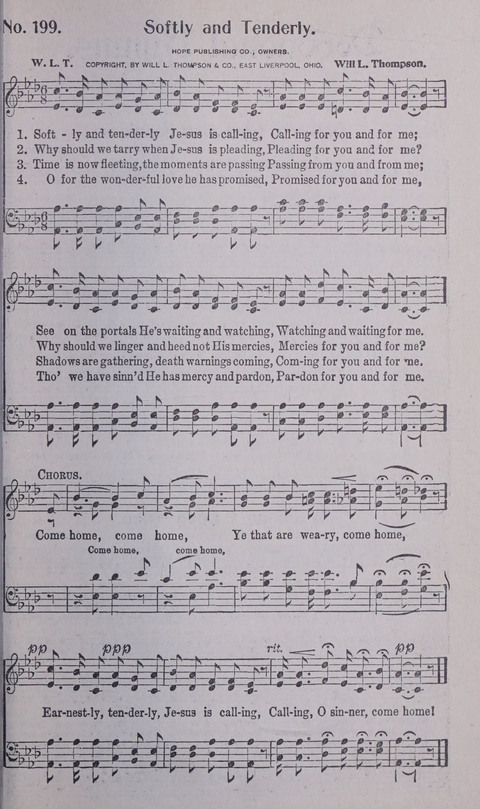 World Wide Revival Songs No. 2: for the Church, Sunday school and Evangelistic Campains page 199