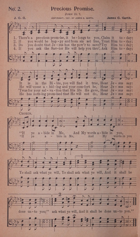 World Wide Revival Songs No. 2: for the Church, Sunday school and Evangelistic Campains page 2