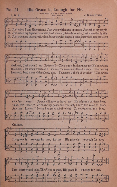 World Wide Revival Songs No. 2: for the Church, Sunday school and Evangelistic Campains page 21