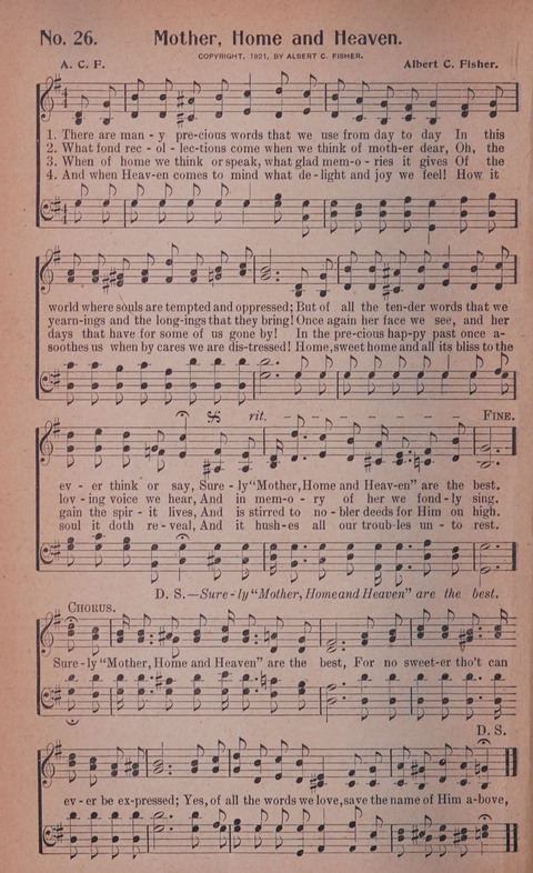 World Wide Revival Songs No. 2: for the Church, Sunday school and Evangelistic Campains page 26