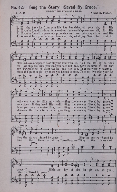 World Wide Revival Songs No. 2: for the Church, Sunday school and Evangelistic Campains page 42