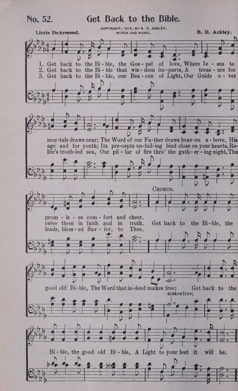 World Wide Revival Songs No. 2: for the Church, Sunday school and Evangelistic Campains page 52