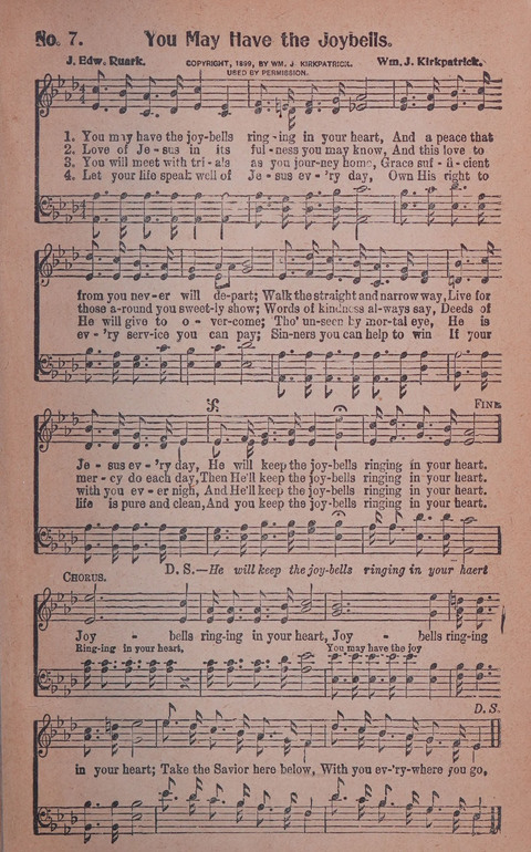 World Wide Revival Songs No. 2: for the Church, Sunday school and Evangelistic Campains page 7