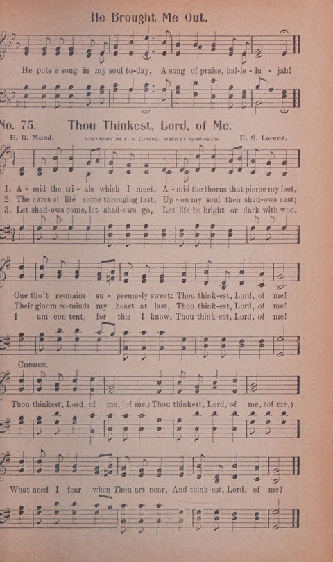 World Wide Revival Songs No. 2: for the Church, Sunday school and Evangelistic Campains page 75