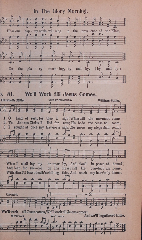 World Wide Revival Songs No. 2: for the Church, Sunday school and Evangelistic Campains page 81