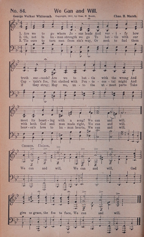 World Wide Revival Songs No. 2: for the Church, Sunday school and Evangelistic Campains page 84