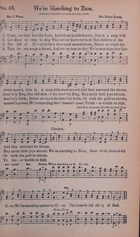 World Wide Revival Songs No. 2: for the Church, Sunday school and Evangelistic Campains page 85