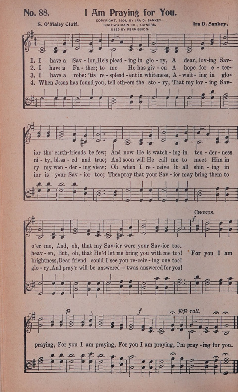 World Wide Revival Songs No. 2: for the Church, Sunday school and Evangelistic Campains page 88