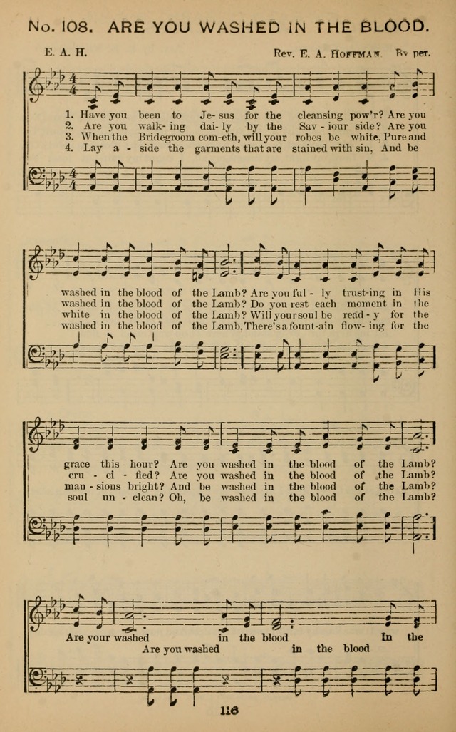 Windows of Heaven: hymns new and old for the church, sunday school and home (New ed.) page 116