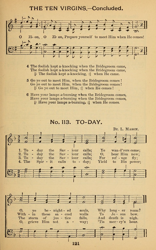 Windows of Heaven: hymns new and old for the church, sunday school and home (New ed.) page 121