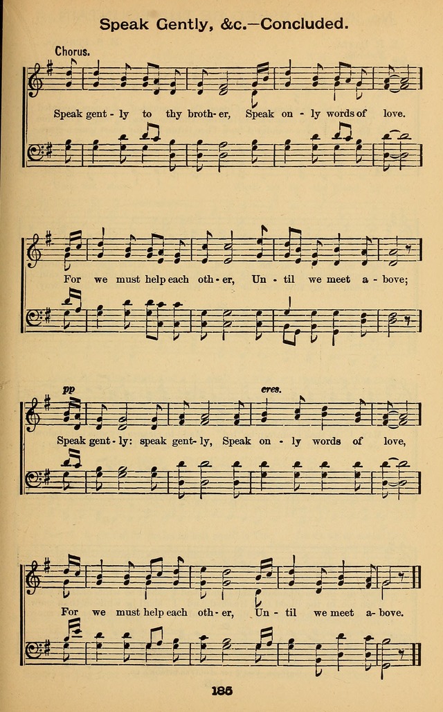 Windows of Heaven: hymns new and old for the church, sunday school and home (New ed.) page 185