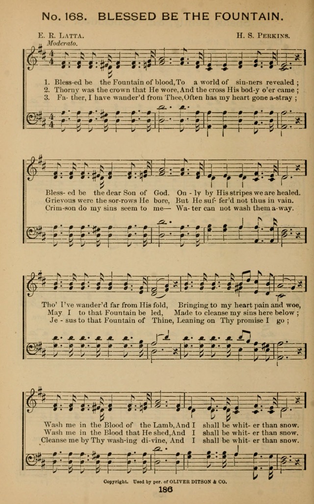 Windows of Heaven: hymns new and old for the church, sunday school and home (New ed.) page 186