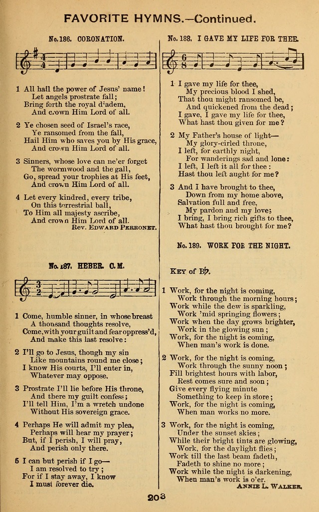 Windows of Heaven: hymns new and old for the church, sunday school and home (New ed.) page 203