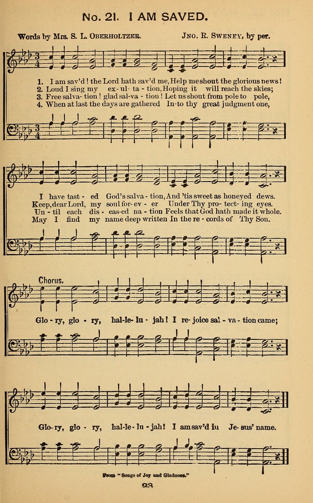 Windows of Heaven: hymns new and old for the church, sunday school and home (New ed.) page 23