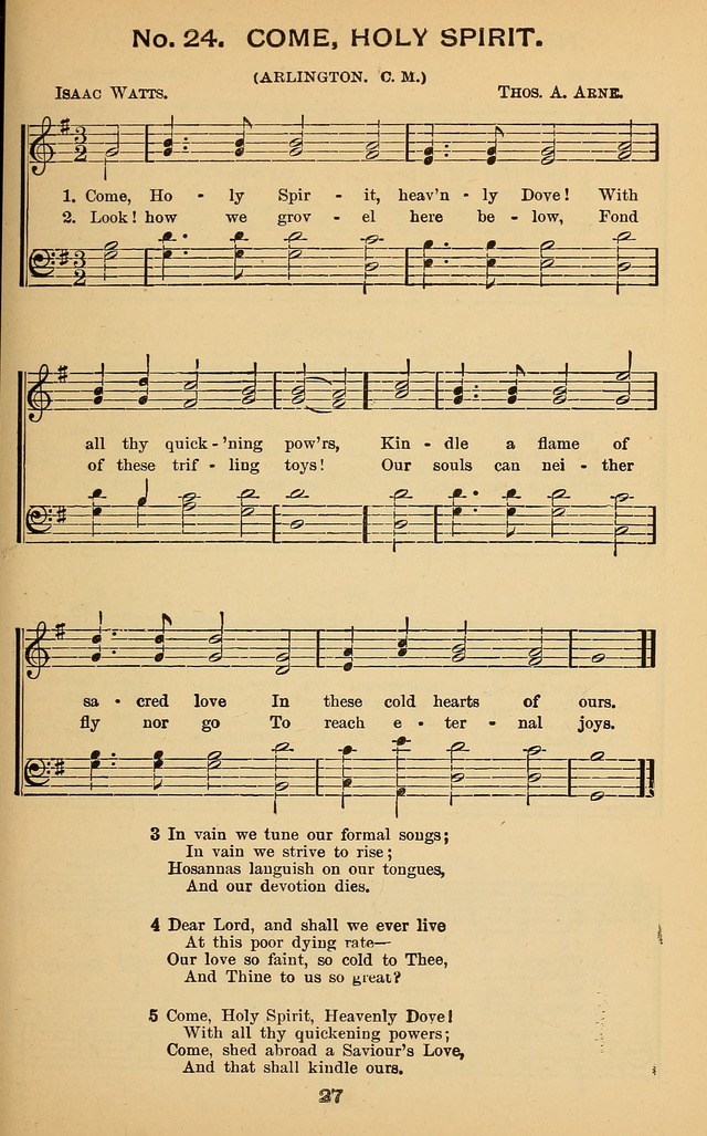 Windows of Heaven: hymns new and old for the church, sunday school and home (New ed.) page 27