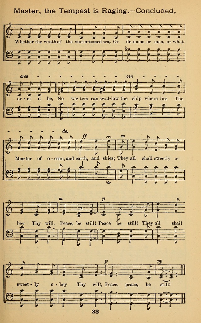 Windows of Heaven: hymns new and old for the church, sunday school and home (New ed.) page 33