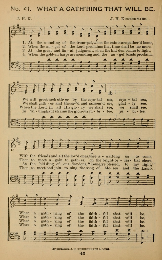 Windows of Heaven: hymns new and old for the church, sunday school and home (New ed.) page 46