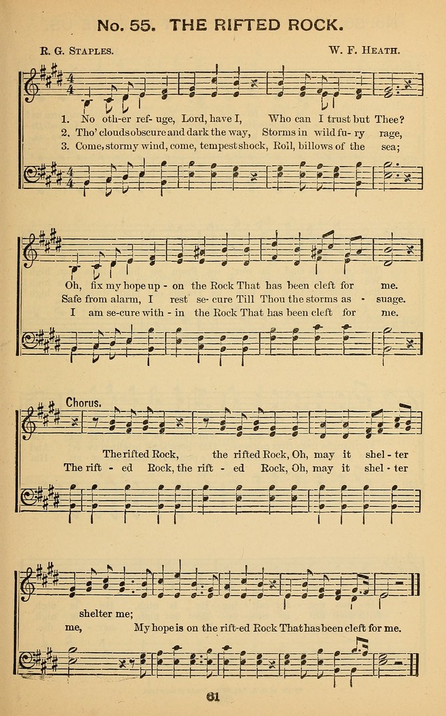 Windows of Heaven: hymns new and old for the church, sunday school and home (New ed.) page 61