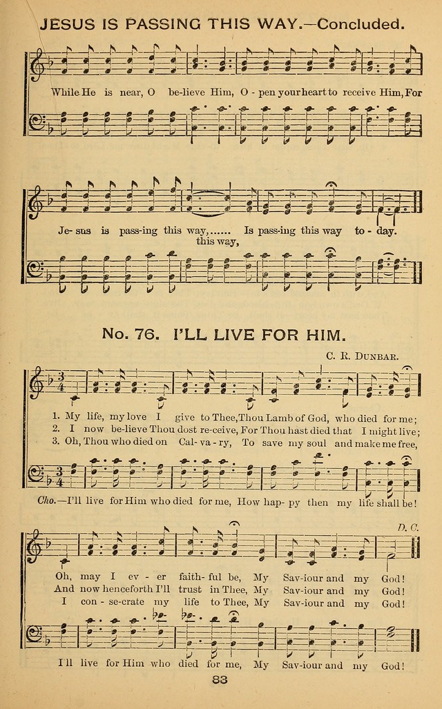 Windows of Heaven: hymns new and old for the church, sunday school and home (New ed.) page 83