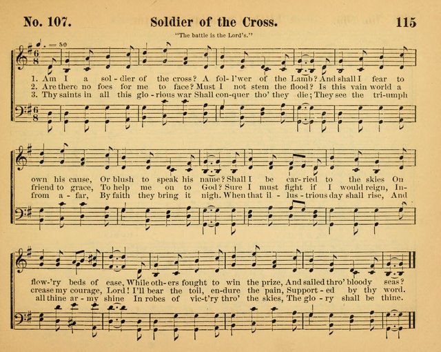 The Way of Life: for the Sunday-school. a valuable collection of songs both new and standard, carefully selected and arranged for this work page 115