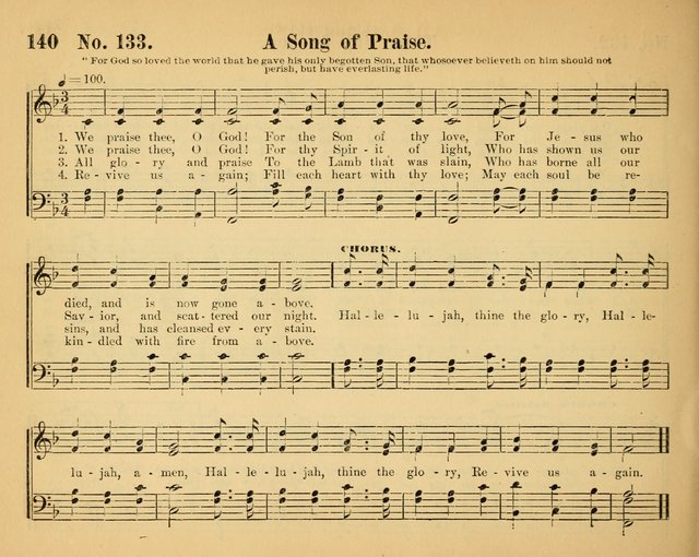 The Way of Life: for the Sunday-school. a valuable collection of songs both new and standard, carefully selected and arranged for this work page 140