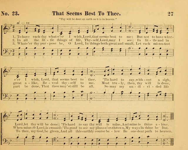 The Way of Life: for the Sunday-school. a valuable collection of songs both new and standard, carefully selected and arranged for this work page 27