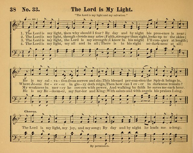 The Way of Life: for the Sunday-school. a valuable collection of songs both new and standard, carefully selected and arranged for this work page 38