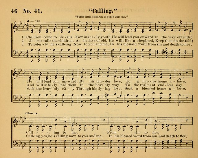 The Way of Life: for the Sunday-school. a valuable collection of songs both new and standard, carefully selected and arranged for this work page 46