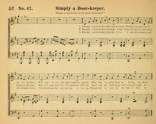 The Way of Life: for the Sunday-school. a valuable collection of songs both new and standard, carefully selected and arranged for this work page 52