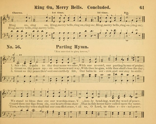 The Way of Life: for the Sunday-school. a valuable collection of songs both new and standard, carefully selected and arranged for this work page 61