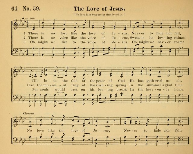 The Way of Life: for the Sunday-school. a valuable collection of songs both new and standard, carefully selected and arranged for this work page 64